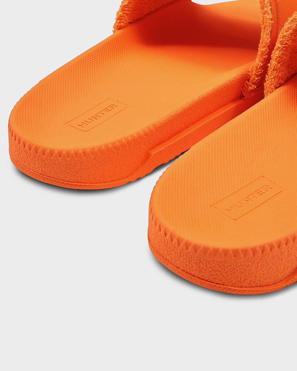 Womens Slides - Hunter Original Adjustable (76VBGASNL) - Orange